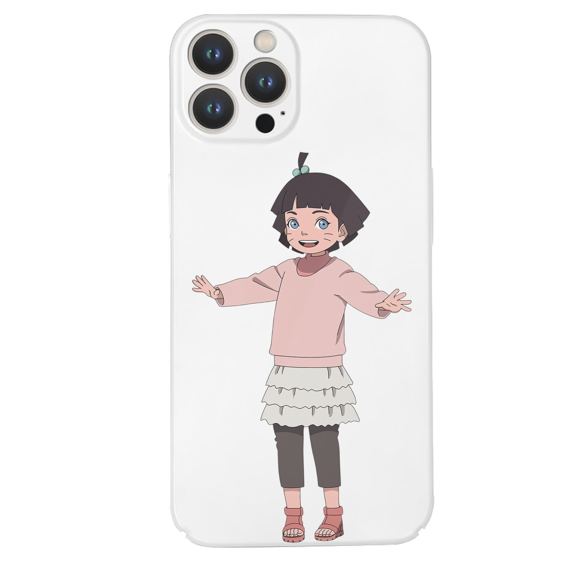 （画像用） NARUTO -ナルト- うずまき ヒマワリ Uzumaki Himawari 【iPhone 14シリーズ対応】ハードケース